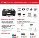 Canon PIXMA TR8620a - All-in-One Printer Home Office|Copier|Scanner|Fax|Auto Document Feeder | Photo, Document | Airprint (R), Android, Black, Works with Alexa - Image 7