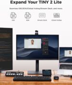 OBSBOT Tiny 2 Lite 4K Webcam for PC, AI Tracking PTZ Streaming Camera with 1/2" Sensor, Gesture Control, 60 FPS, HDR, Microphones, Web Camera for Desktop Computer, Laptop, Meeting, Video Calls, etc. - Image 9