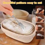 Sourdough Starter Kit, Sourdough Starter Jar Glass, Sourdough Bread Baking Supplies, Includes Starter Jar with Cloth Cover, Date Marked Feeding, Scraper, Thermometer Band and More (600 ml) - Image 10