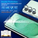 3 Pack Glass Screen Protector for Samsung Galaxy S25 [6.2 inch] + 3 Pack Camera Lens Protector, 9H Tempered Glass, Fingerprint Unlock, HD Clear Case Friendly Anti-Scratch - Image 7