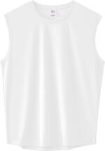 Yasumond Men's Tank Tops Sleeveless Muscle T-Shirts Mesh Dry Fit Athletic Tee Shirts for Bodybuilding Gym Workout - Image 3