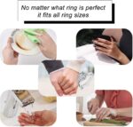 Ring Sizers for Loose Rings, Eiito Ring Size Adjuster Spacers or Tightener, Invisible Guards, 6 Sizes Fitter, Resizer Fit Almost Any Rings, Reduces Size by 0.5-1.5 - Image 6