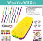 Friendship Bracelet Making Kit Toys, Ages 7 8 9 10 11 12 Year Old Girls Gifts Ideas, Birthday Present for Teen Girl, Arts and Crafts String Maker Tool, Bracelet DIY, Kids Travel Activity Set - Image 3