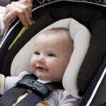 Pro Goleem Car Seat Head Support Infant, Soft Infant Car Seat Insert, 2 in 1 Carseat Head Support for Newborn, Perfect for Car Seat, Stroller, Swing, Bouncer, Gray and Black - Image 3