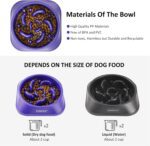 2PCS Slow Feeder Dog Bowls, Pet Supplies That Slow Down Eating, Pet Food Bowls, Maze Dog Puzzle Feeder for Medium Breed - Image 7
