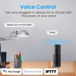 GHome Smart Mini Wi-Fi Plug, Smart Home Wi-Fi Outlet Compatible with Alexa, Google Home & IFTTT, No Hub Required, UL Certified, 2.4G WiFi Only, 2 Count (Pack of 1), White - Image 4