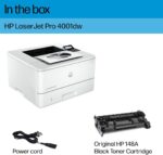 HP LaserJet Pro 4001dw Wireless Black & White Printer, Best-for-Office (2Z601F) - Image 6