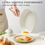 14 Pcs Pots and Pans Set, Nonstick Cookware Sets, Granite Induction Cookware Non Stick Cooking Set with Frying Pans, Saucepans, Saute Pan, Extra Large Casserole, PFAS PTFE PFOA PFOS Free - Image 4