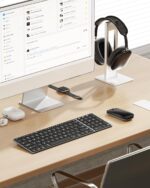 seenda Bluetooth Keyboard and Mouse for Mac, SKM64-2 Multi-Device Rechargeable Slim Wireless Keyboard Mouse Stainless Steel Full Size, Compatible with MacBook Pro/Air, iPad, Mac - Space Gray - Image 8