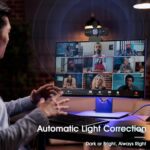 1080P HD Webcam with Microphone, Wide-Angle Lens, Auto Light Correction, Plug & Play USB Webcam for Laptop, Desktop, PC, Mac, Zoom, Skype, Streaming Black - Image 5