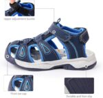 seannel Kids Athletic Sandals Boys and Girls Outdoor Hiking Sports Closed-Toe Sandal Pool Beach Shoes Summer Water shoes - Image 5