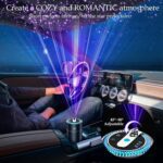 Smart Car Air Freshener Diffuser with 160ml Essential Oils, Smart Auto On/Off Star Projector Cars Diffuser for Men/Women, USB-Powered, 2 Natural Scents | Verdant Essence + Silent Grove - Image 9