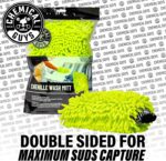 Chemical Guys MIC49302 Chenille Premium Scratch-Free Microfiber Wash Mitt, Lime Green, 9.6" x 2.3" x 7" (2 Pack) - Image 11