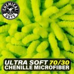 Chemical Guys MIC49302 Chenille Premium Scratch-Free Microfiber Wash Mitt, Lime Green, 9.6" x 2.3" x 7" (2 Pack) - Image 12