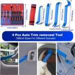 Keze 17 Pcs Hook and Pick Set Auto Trim Removal Tool Kit,Clip Plier Remover Tool Gasket Scraper Telescoping Magnetic Pickup Tool for Automotive Repair and Car Body Door Panel Fastener Removal - Image 5
