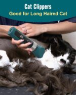 oneisall Cat Clippers for Matted Hair, 5-Speed Quiet Cat Grooming kit, Cordless Pet Shaver for Long Hair,Waterproof Pet Hair Trimmer, Pet Clippers for Cats(Green) - Image 4