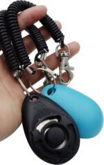 Pet Training Clicker with Wrist Strap - Dog Training Clickers (New Black + Blue) - Image 8