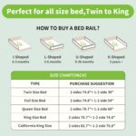 3-Piece Queen Size Bed Rail for Toddlers - Adjustable Baby Bed Rail Guard, Kids Safety Bed Rail for Queen Size Bed (78.7"x78.7"x60"-Grey) - Image 7