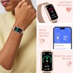 Health Fitness Tracker, Smart Watch with 24/7 Heart Rate and Blood Pressure Monitor, Activity Tracker with Blood Oxygen, 120 Sport Mode Waterproof Sleep Tracker for Women Men - Image 4