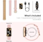 Health Fitness Tracker, Smart Watch with 24/7 Heart Rate and Blood Pressure Monitor, Activity Tracker with Blood Oxygen, 120 Sport Mode Waterproof Sleep Tracker for Women Men - Image 8
