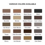 LAVONE Eyebrow Stamp Pencil Kit for Eyebrows Makeup, with Waterproof Eyebrow Pencil, Eyeliner, Eyebrow Pomade, and Dual-ended Eyebrow Brush - Dark Brown - Image 3