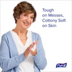 PURELL Cottony Soft Hand Sanitizing Wipes, Clean Scent, 24 Individually Wrapped Wipes (Pack of 4 Boxes) – 9029-04-CMR - Image 3