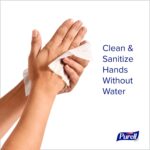 PURELL Cottony Soft Hand Sanitizing Wipes, Clean Scent, 24 Individually Wrapped Wipes (Pack of 4 Boxes) – 9029-04-CMR - Image 4