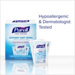 PURELL Cottony Soft Hand Sanitizing Wipes, Clean Scent, 24 Individually Wrapped Wipes (Pack of 4 Boxes) – 9029-04-CMR - Image 6