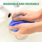 Windshield Cleaning Tool - Extendable Handle Car Window Cleaner with 4 Reusable Cloth Pads, Auto Glass Wiper Kit for Interior & Exterior, Ideal for Dirty Car Windows - Image 7