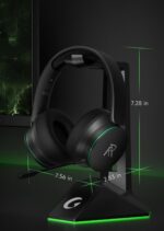 RYR Wireless Gaming Headset for Xbox Series X|S, Xbox One, PS5, PS4, Mac, Bluetooth 5.3, 3D Surround Sound, Rotatable Earmuffs, Gaming Headphones with Noise Canceling Microphones-Blackgreen - Image 10