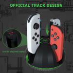 Switch Controller Charging Dock for Nintendo OLED Joycon, Charger Station with Switch 1 JoyCon, 4 in 1 Joycon Charging Dock for Joy Con with LED Indication and USB Type-C Charger Cable - Image 3
