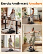 Niceday Steppers for Exercise, Mini Stair Stepper with Resistance Bands at Home Workout Equipment with 300LBS Loading Capacity, Hydraulic Fitness Stepper with LCD Monitor - Image 9