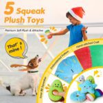 Zeaxuie 25 Pack Luxury Dog Chew Toys for Puppy, Dog Toys with Ropes, Treat Ball and Squeaky Puppy Toys for Teething Small Dogs - Image 4