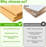 Magnetic Shelf for Fridge with Wood Lid, Fruit Potato and Onion Storage Bins, Pantry Organizers & Storage, Large Container Magnetic Spice Rack for Refrigerator, Kitchen Counter, Cabinet - Image 9