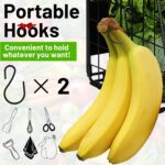 Magnetic Shelf for Fridge with Wood Lid, Fruit Potato and Onion Storage Bins, Pantry Organizers & Storage, Large Container Magnetic Spice Rack for Refrigerator, Kitchen Counter, Cabinet - Image 10