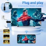 Wireless HDMI Display Dongle Adapter, Portable Transmitter, Streaming Media Video/Audio/File HDMI Wireless Extender from Smartphone,Laptop to HDTV/Monitor/Projector, Support Airplay DLNA Miracast - Image 3