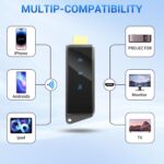 Wireless HDMI Display Dongle Adapter, Portable Transmitter, Streaming Media Video/Audio/File HDMI Wireless Extender from Smartphone,Laptop to HDTV/Monitor/Projector, Support Airplay DLNA Miracast - Image 5