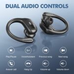 Wireless Earbuds, Bluetooth Headphones 5.3 HiFi Stereo Ear Buds, 80H Bluetooth Earbuds with Dual LED Display Charging Case, IPX7 Waterproof Earphones for Android iOS Black - Image 7