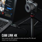 Cam Link 4K External Camera Capture Card 2K50/1080p60 for Streaming and Recording via DSLR Camcorder Actioncam for Video Conferencing Live Streaming Gaming on OBS/Zoom - Image 3