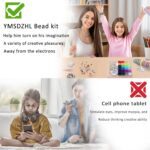 YMSDZHL 6000+PCS Clay Beads Bracelet Making Kit,24 Color DIY Flat Preppy Beads for Friendship Jewelry Making,Polymer Heishi Beads with Charms Gifts for Teen Girls Crafts for Ages 4-12 - Image 9