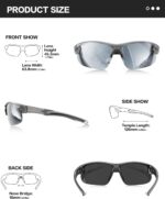 BIRCEN Polarized Sport Sunglasses for Men: UV Protection Fishing Shades for Golf Baseball Driving Motorcycle BC3065 - Image 4