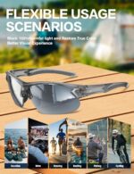 BIRCEN Polarized Sport Sunglasses for Men: UV Protection Fishing Shades for Golf Baseball Driving Motorcycle BC3065 - Image 7