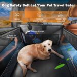 MIXJOY Dog Car Seat for Large Medium Dogs, Back Seat Extender for Pets, Waterproof Pet Carseat for Medium Sized Dog, Hammock for Pet, with Storage Pocket for Cars/SUV/Truck(L) - Image 7