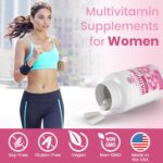 Liposomal Multivitamin for Women 1400MG - Womens Daily Multi Vitamins Supplements with Iron, Vitamin A, C, D, E and B Complex for Immune Health, Hair & Skin Support for Women 18+，60 Vegan Capsules - Image 5