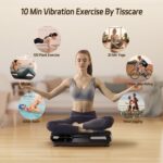 Vibration Plate Exercise Machine: TISSCARE Vibrating Plates for Weight Loss and Lymphatic Drainage, Whole Body Workout Sculpting Platform for Home Fitness Fat Burner for Women Men - Image 3