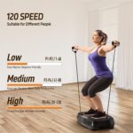 Vibration Plate Exercise Machine: TISSCARE Vibrating Plates for Weight Loss and Lymphatic Drainage, Whole Body Workout Sculpting Platform for Home Fitness Fat Burner for Women Men - Image 5