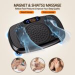 Vibration Plate Exercise Machine: TISSCARE Vibrating Plates for Weight Loss and Lymphatic Drainage, Whole Body Workout Sculpting Platform for Home Fitness Fat Burner for Women Men - Image 6