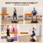 Vibration Plate Exercise Machine: TISSCARE Vibrating Plates for Weight Loss and Lymphatic Drainage, Whole Body Workout Sculpting Platform for Home Fitness Fat Burner for Women Men - Image 7