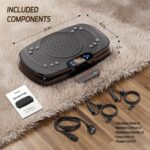 Vibration Plate Exercise Machine: TISSCARE Vibrating Plates for Weight Loss and Lymphatic Drainage, Whole Body Workout Sculpting Platform for Home Fitness Fat Burner for Women Men - Image 10