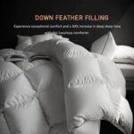 Luxury Down Feather Comforter Ultra Queen Size-Bed Comforters Duvet Insert-Ultra-Soft Hotel Collection Comforter- Queen Size(90 "X 90”) - Image 3